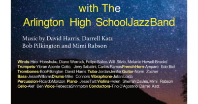 February 1, 2023 Jazz in Arlington! Jazz Composer Orchestra Alliance and AHS Jazz Band