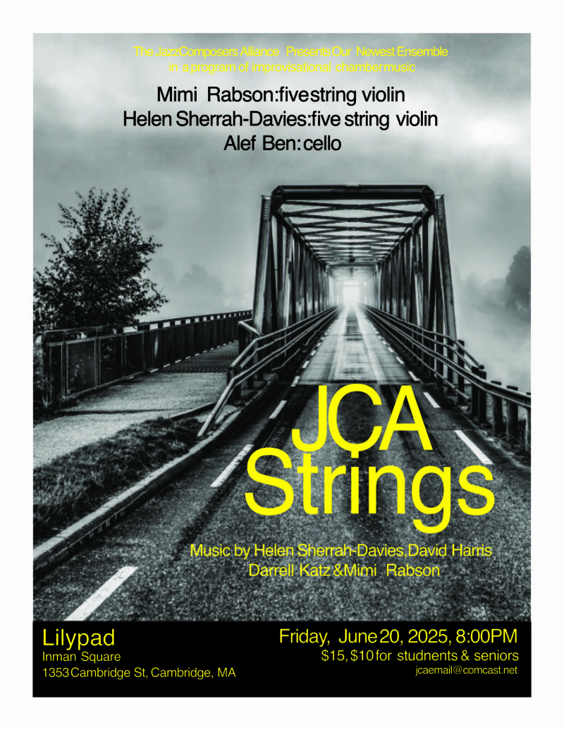 JCA Strings, Friday, June 20, 2025, 8:00PM